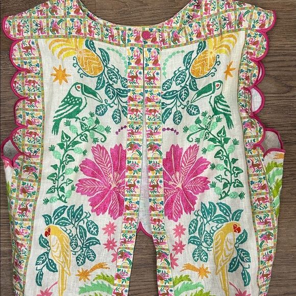 FARM Rio Multicolor Tropical Embroidered Blouse - Picture 2 of 2